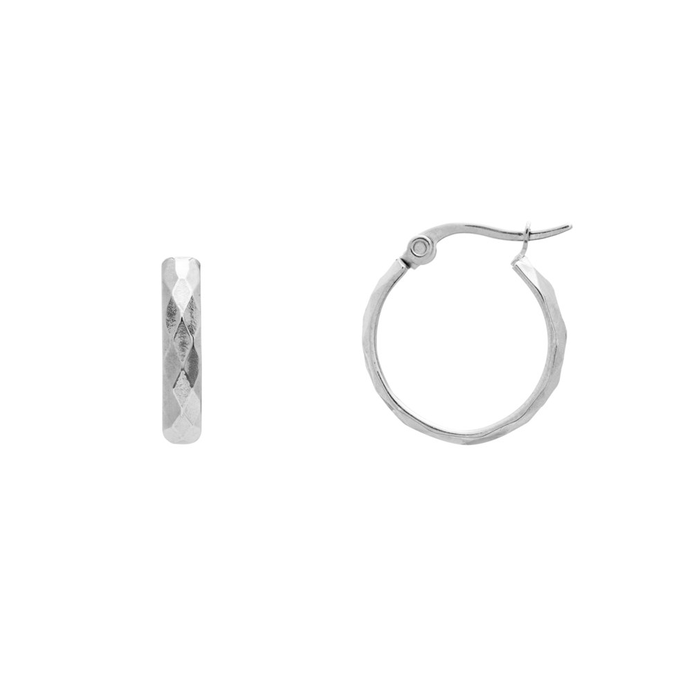 Aros Facetados 20mm en Acero