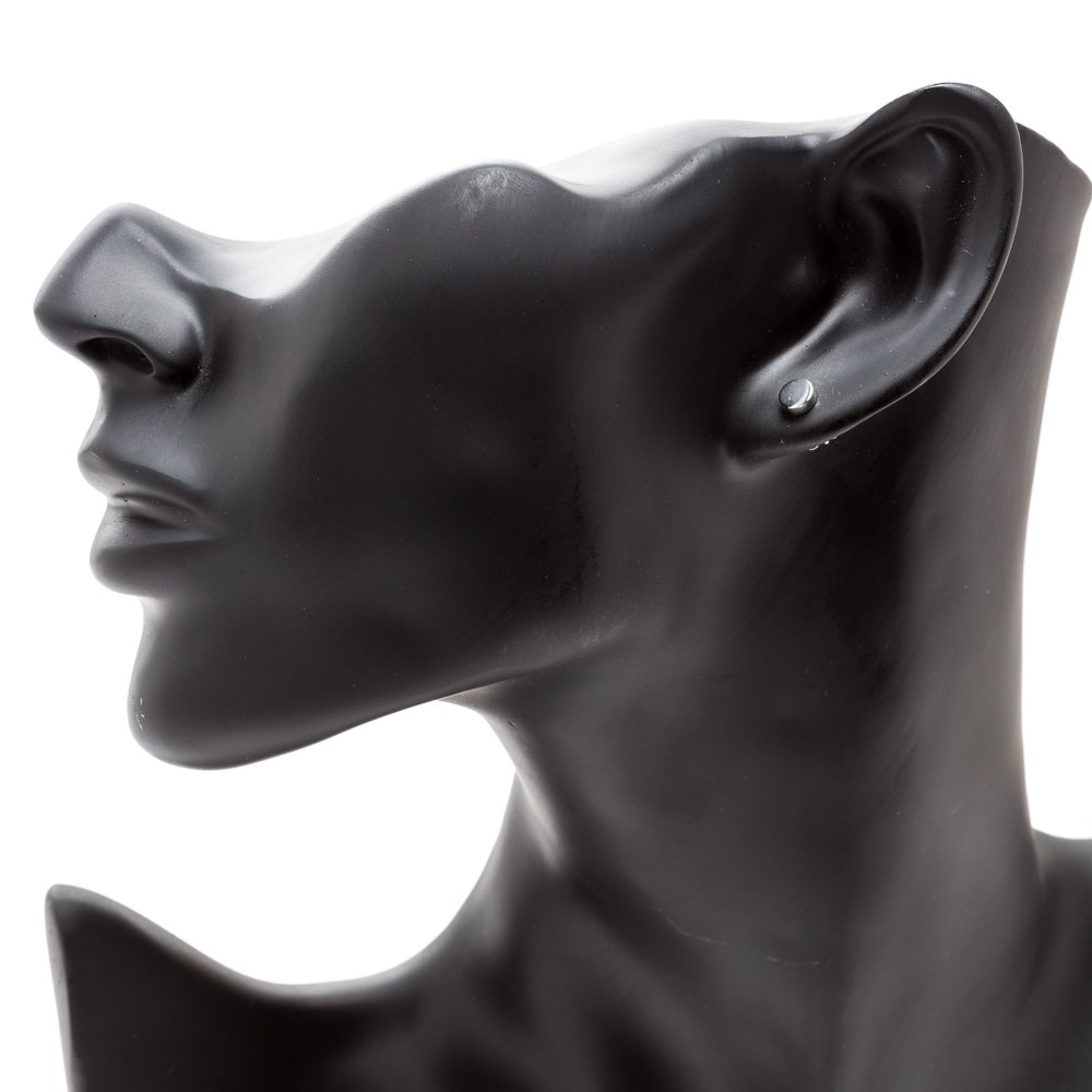 Pendientes Círculo en Acero - Imagen 2
